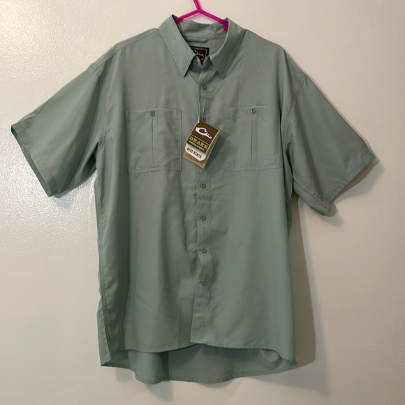 Drake Shirts Drake Waterfowl Shorts Drake Waterfowl Men's 8-Shot Flyweight Short-Sleeved Shirt Waterfowl Ol Tom Shirts